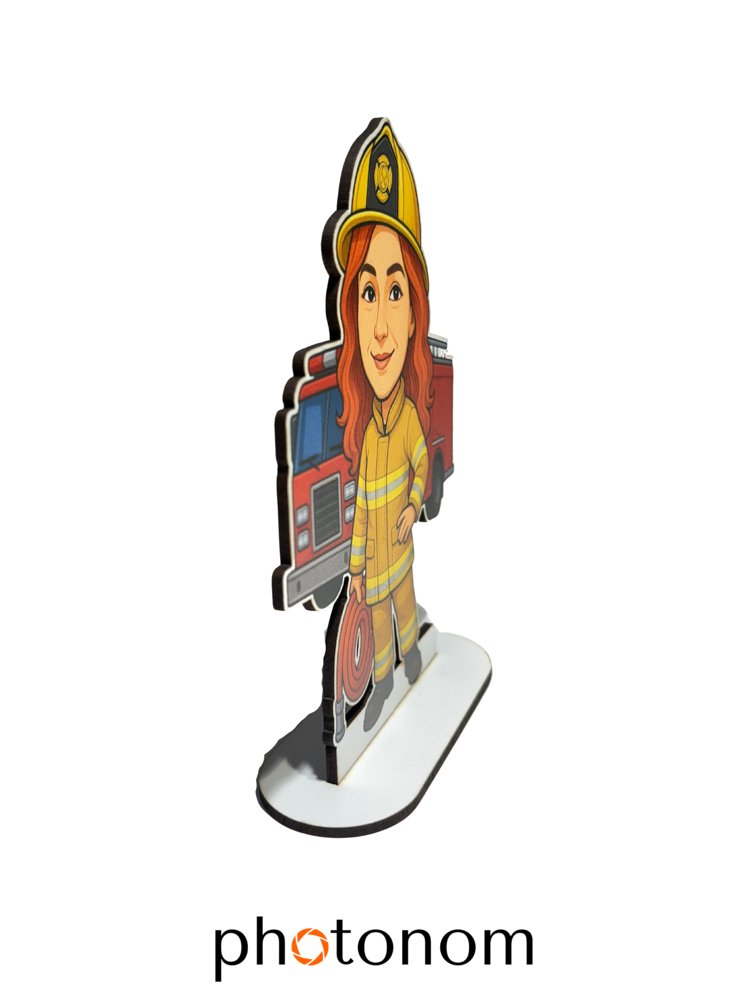 İtfaiyeci Kadın Yan Görsel