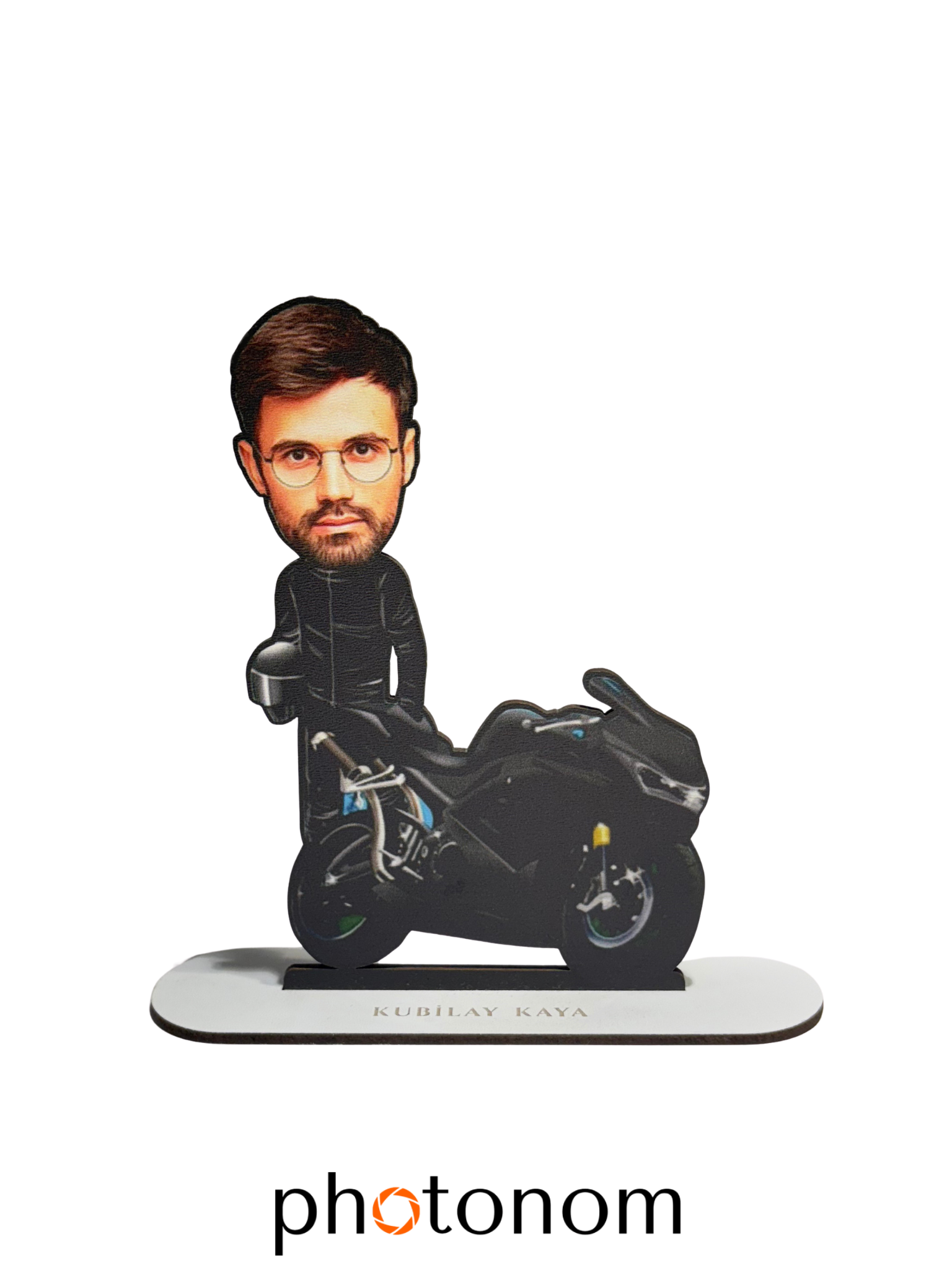 Motorcu Karikatür Figür