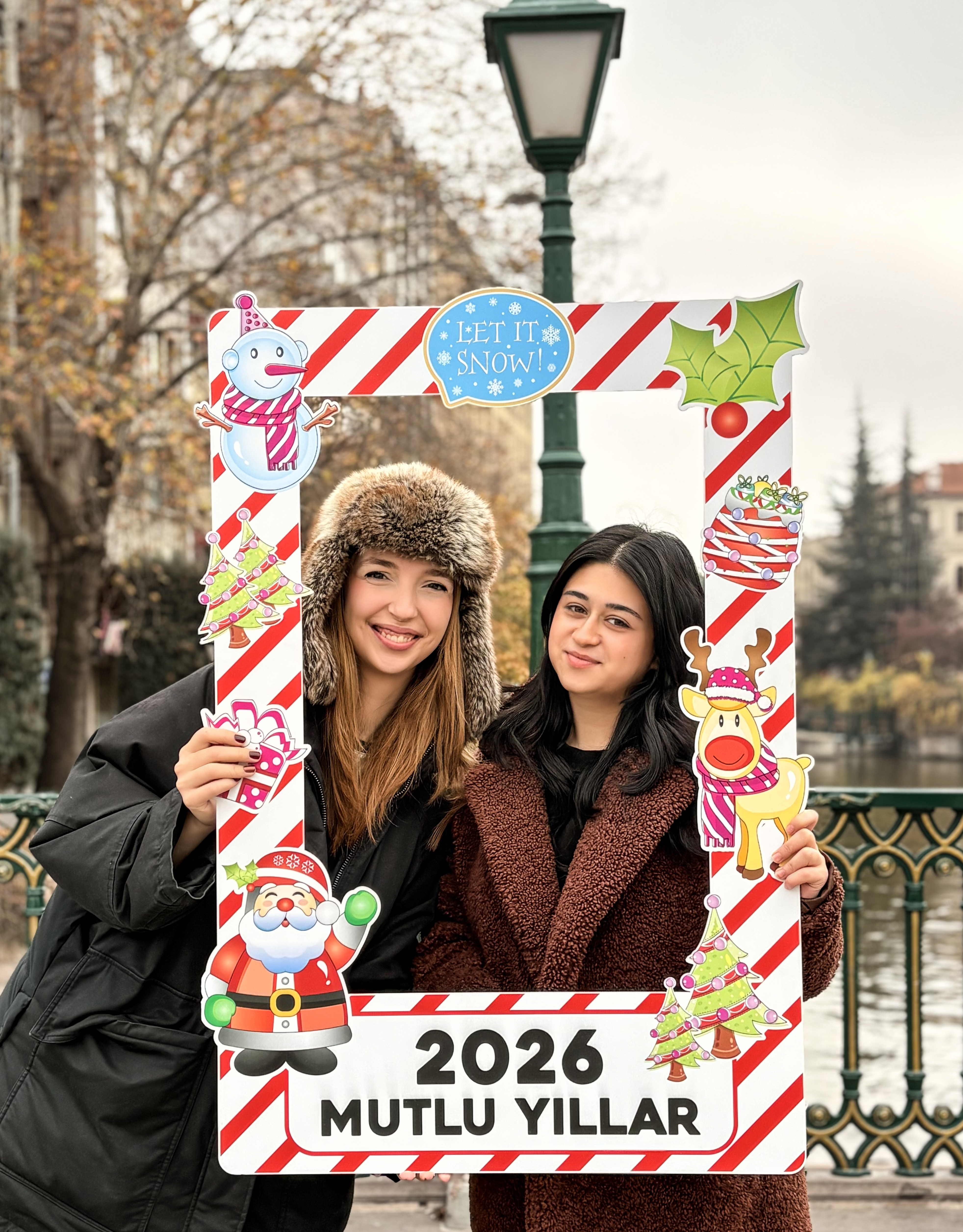 70x100 Dikey Yılbaşı Fotoğraf Çerçevesi