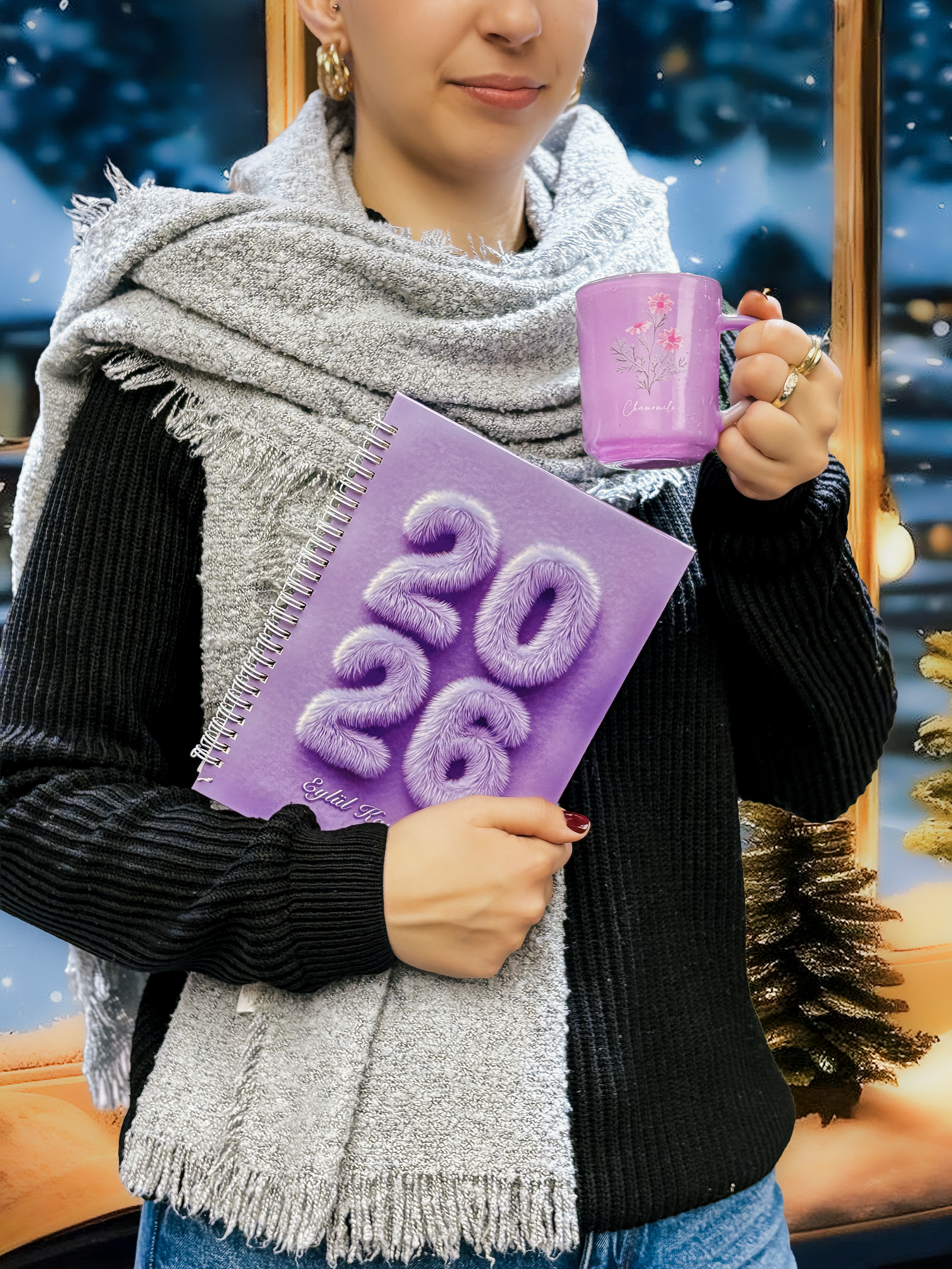 Kişiye Özel Baskılı Zamansız 2026 Ajanda - Özel Fotoğraf Mesaj Baskılı | Kişiselleştirilebilir