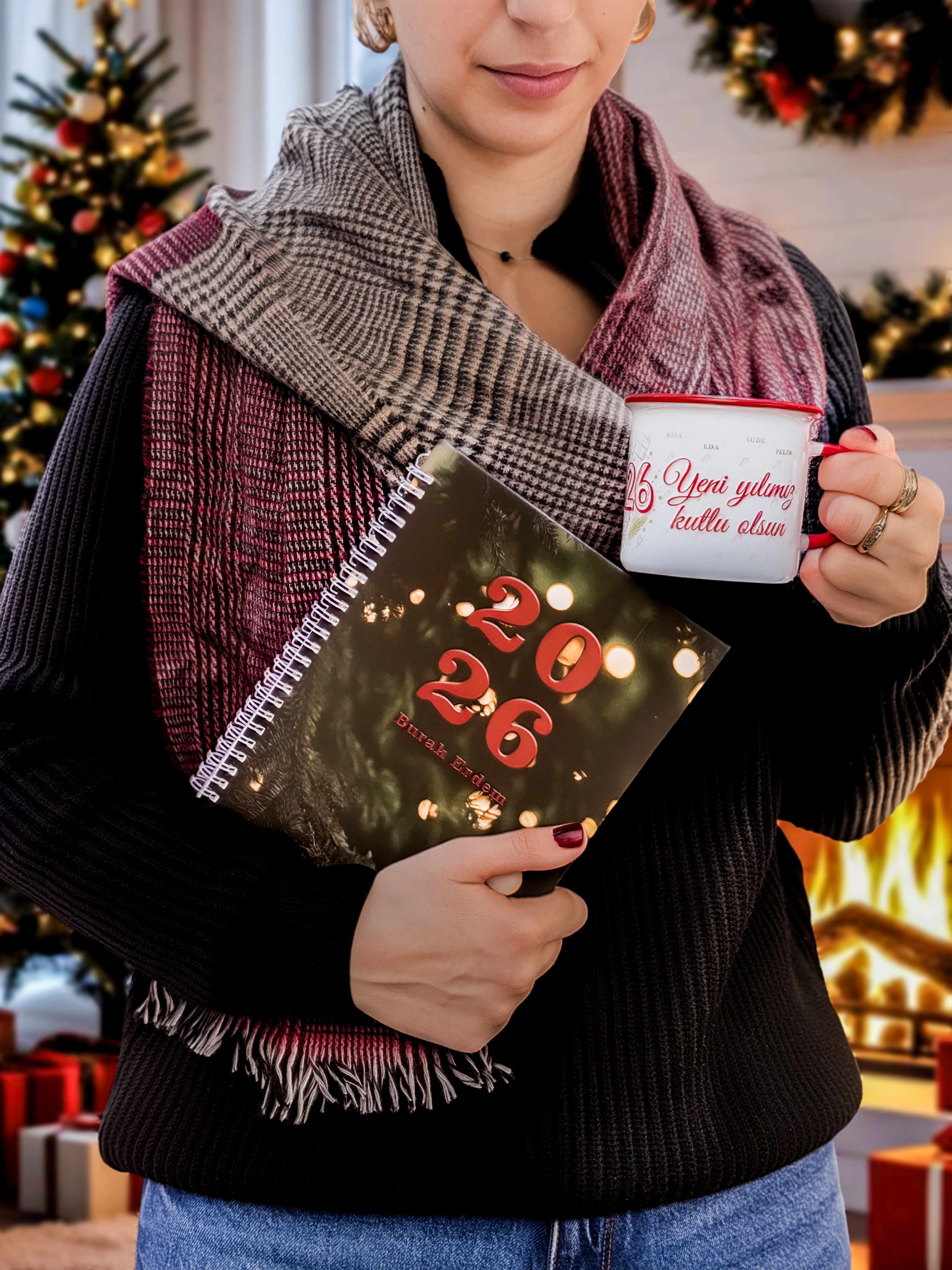 Kişiye Özel Baskılı Zamansız 2026 Ajanda - Özel Fotoğraf Mesaj Baskılı | Kişiselleştirilebilir