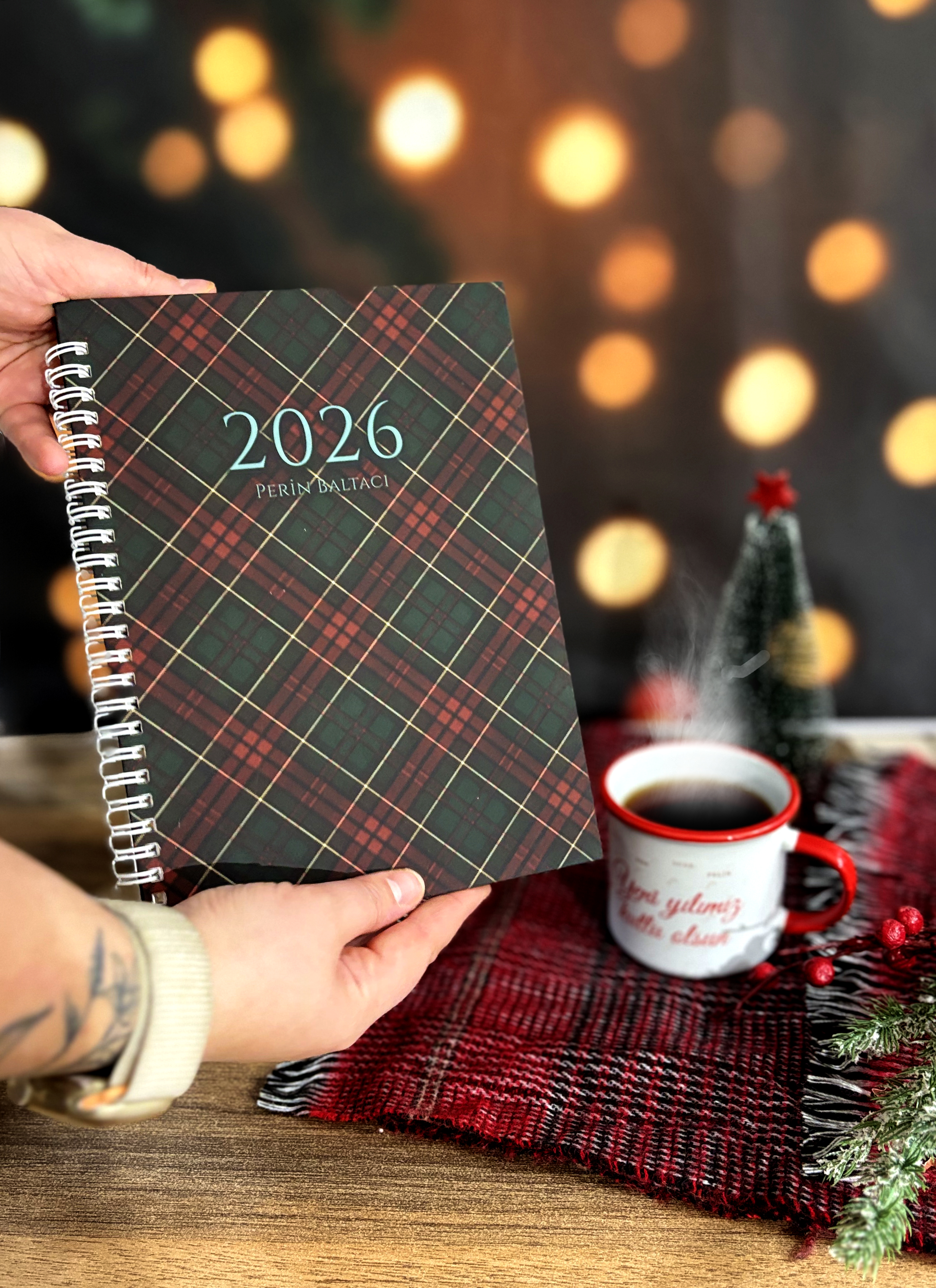 Kişiye Özel Baskılı Zamansız 2026 Ajanda - Özel Fotoğraf Mesaj Baskılı | Kişiselleştirilebilir