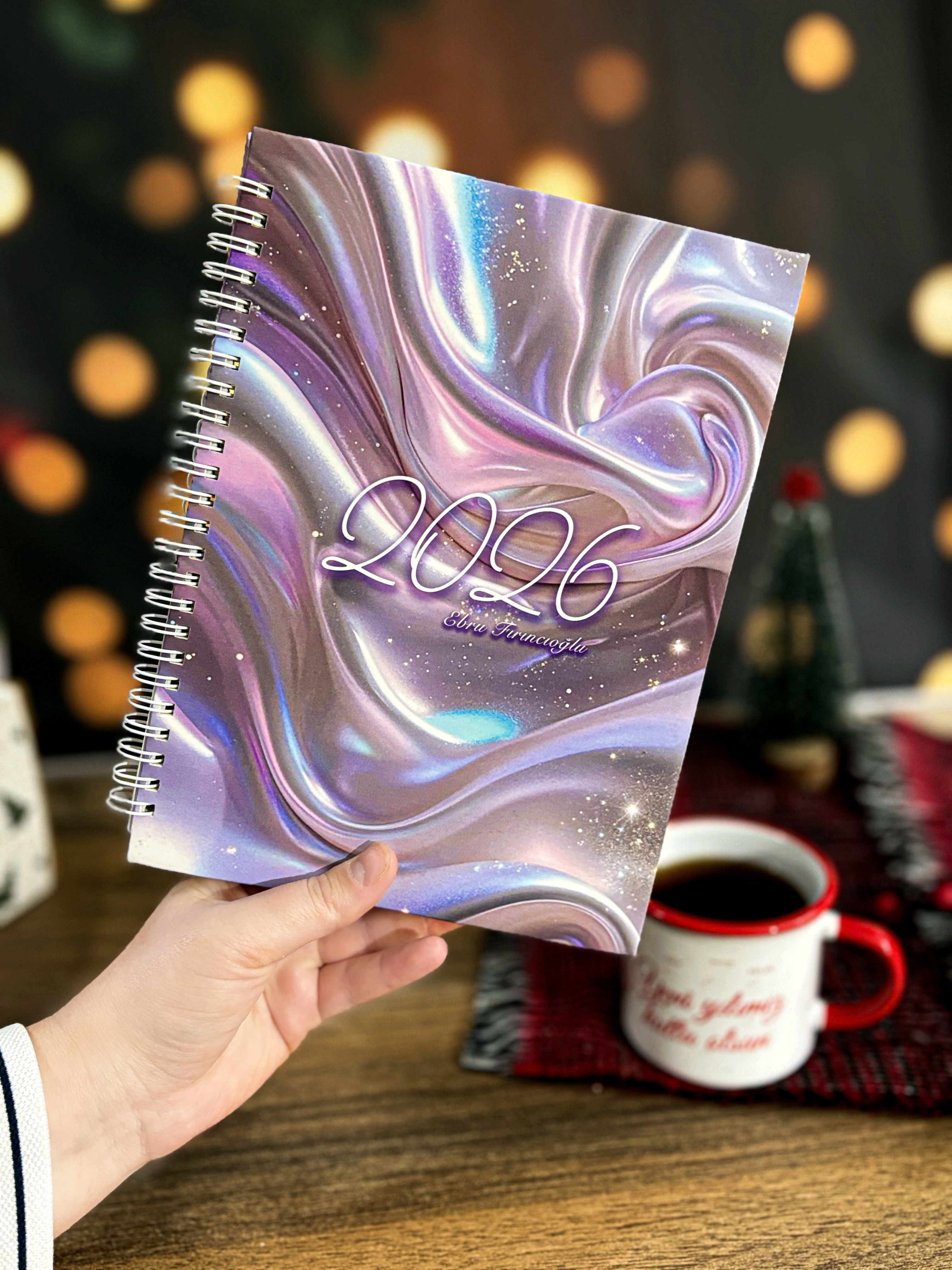 Kişiye Özel Baskılı Zamansız 2026 Ajanda - Özel Fotoğraf Mesaj Baskılı | Kişiselleştirilebilir