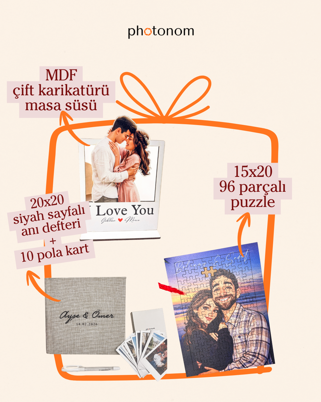 Sevgililer Günü Hediye Seti | Kalbimin Sahibi